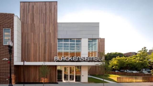 Exterior of Black Ensemble Theater in Chicago