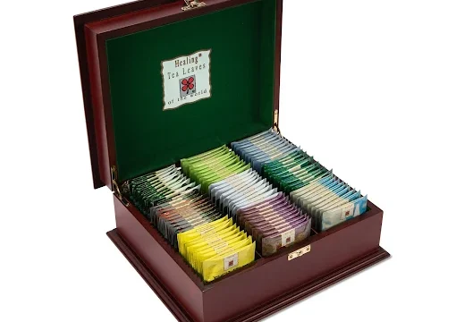Image of Damron wooden tea box set