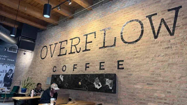 Interior of Overflow Coffee in Chicago